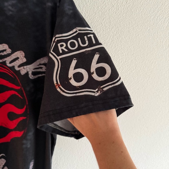 Speed Freak Route 66 Graphic Black T-Shirt - Picture 5 of 7